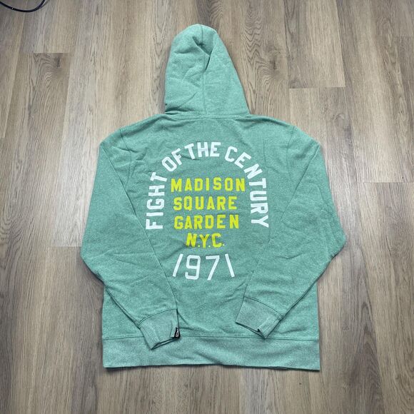 Roots of Fight Hoodie Sweatshirt Mens XL Green Frazier 1971 Boxing Madison Squar - Picture 6 of 11